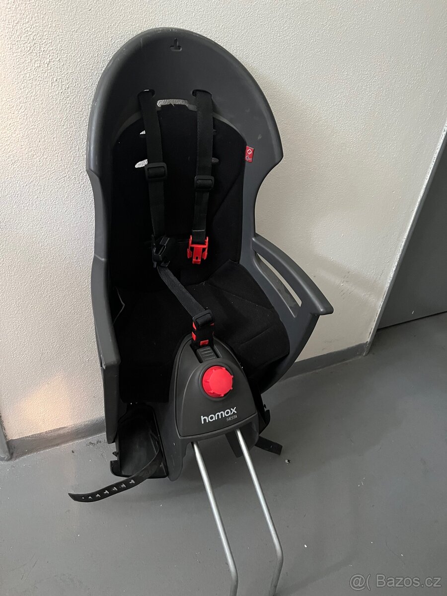 HAMAX Cyklosedačka s uzamykatelným zámkem