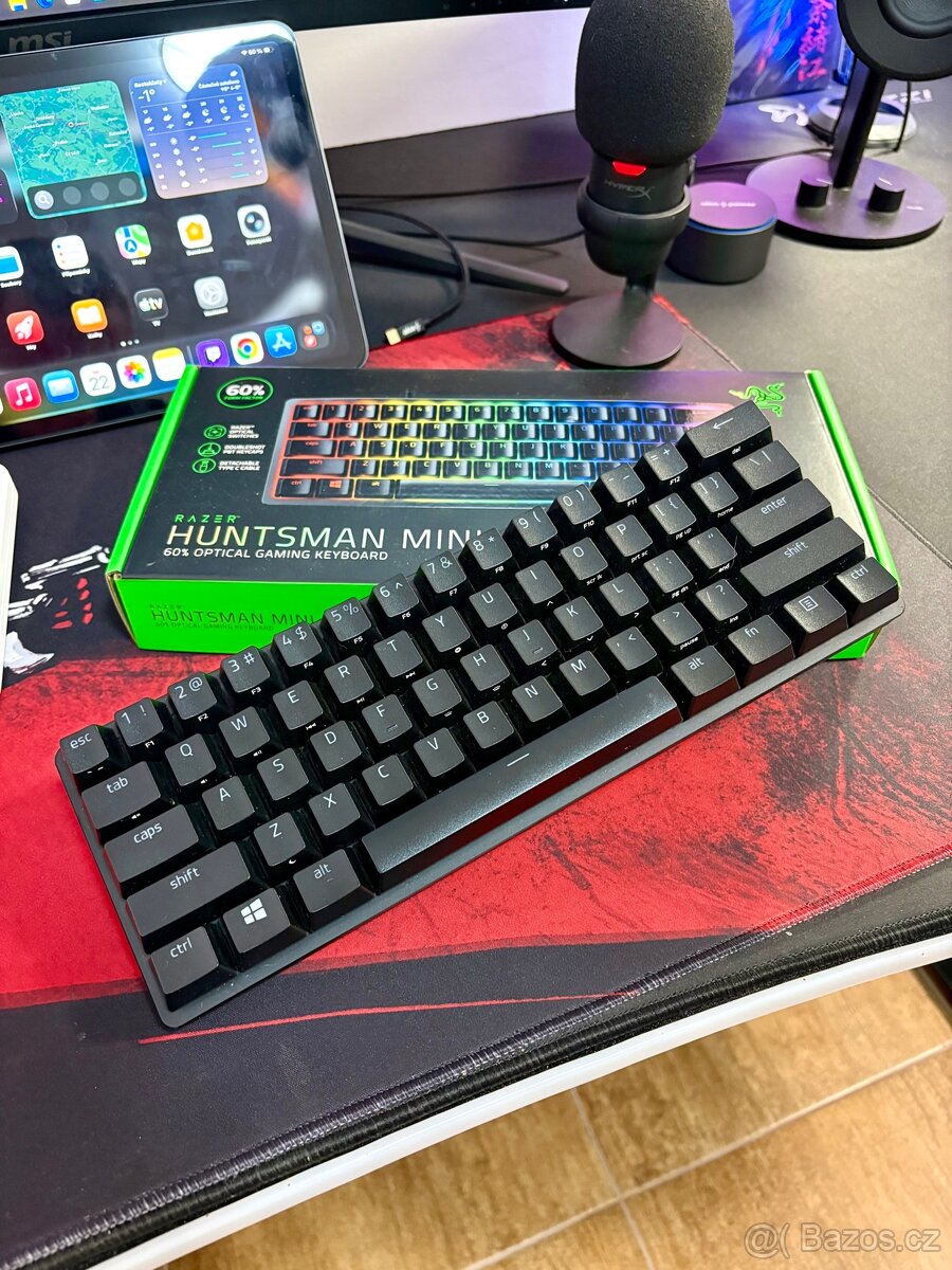 Herní klávesnice - Razer Huntsman Mini, Optical Red (ZÁRUKA)
