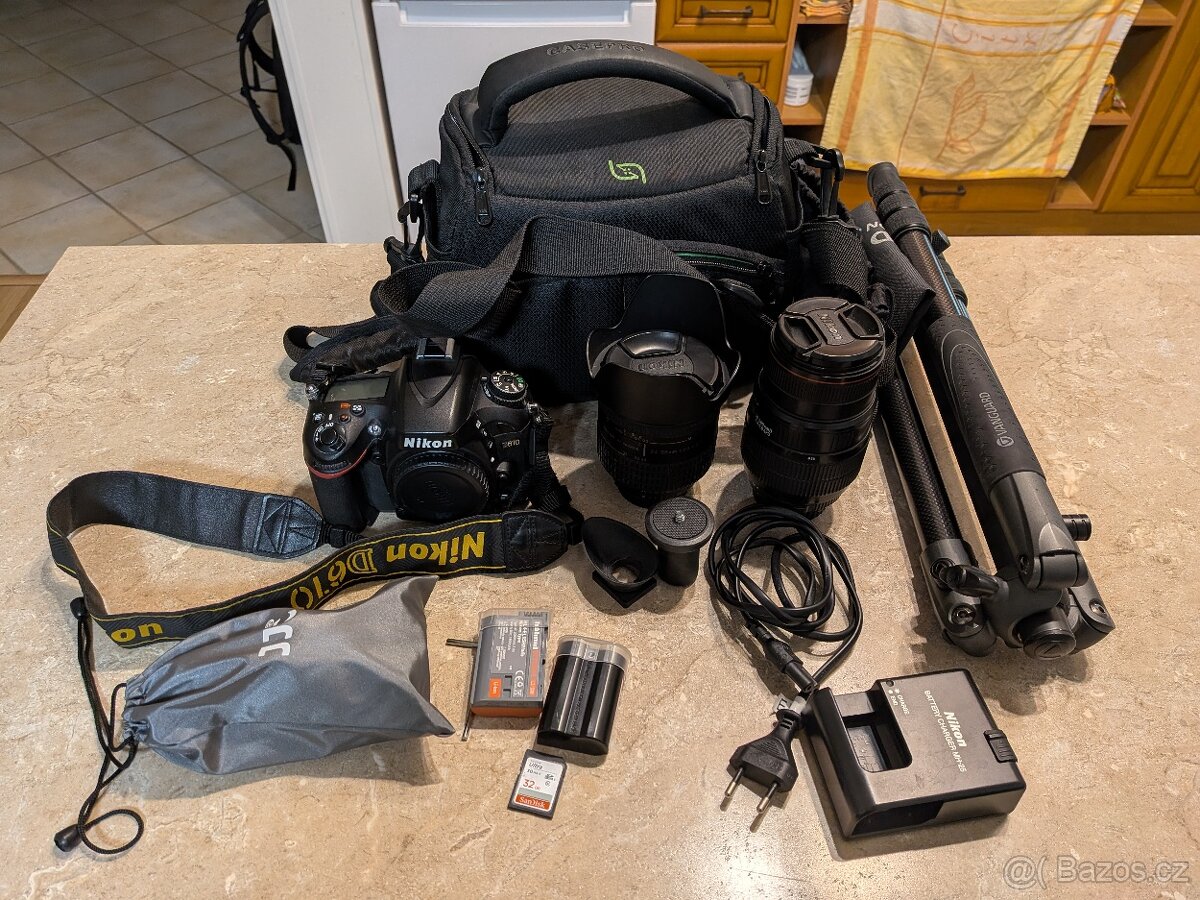 Nikon 610 + 2 objektivy a příslušenství