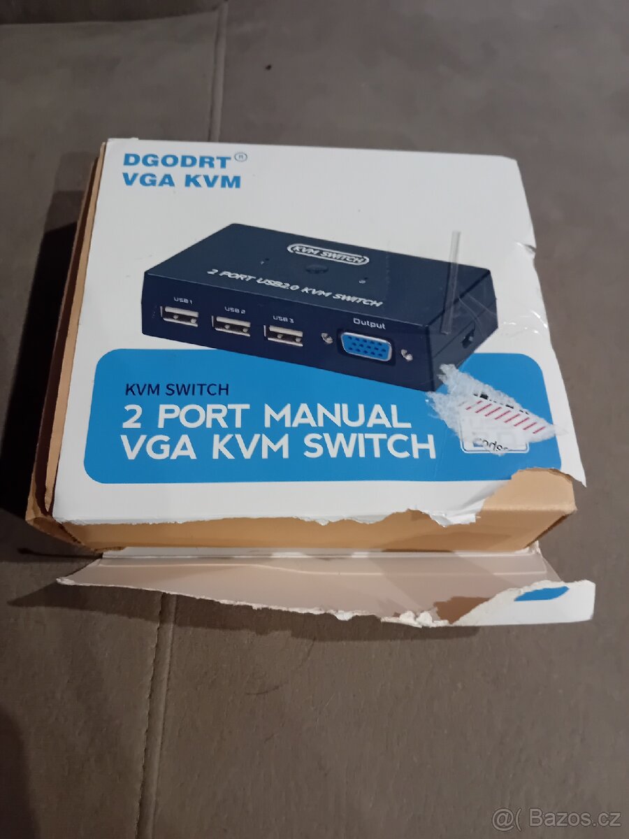 2portový VGA KVM přepínač