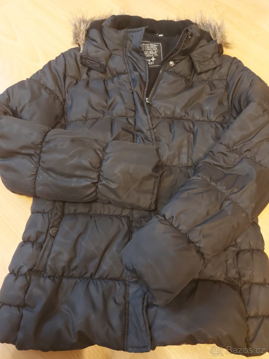 dívčí zimní bunda vel.164