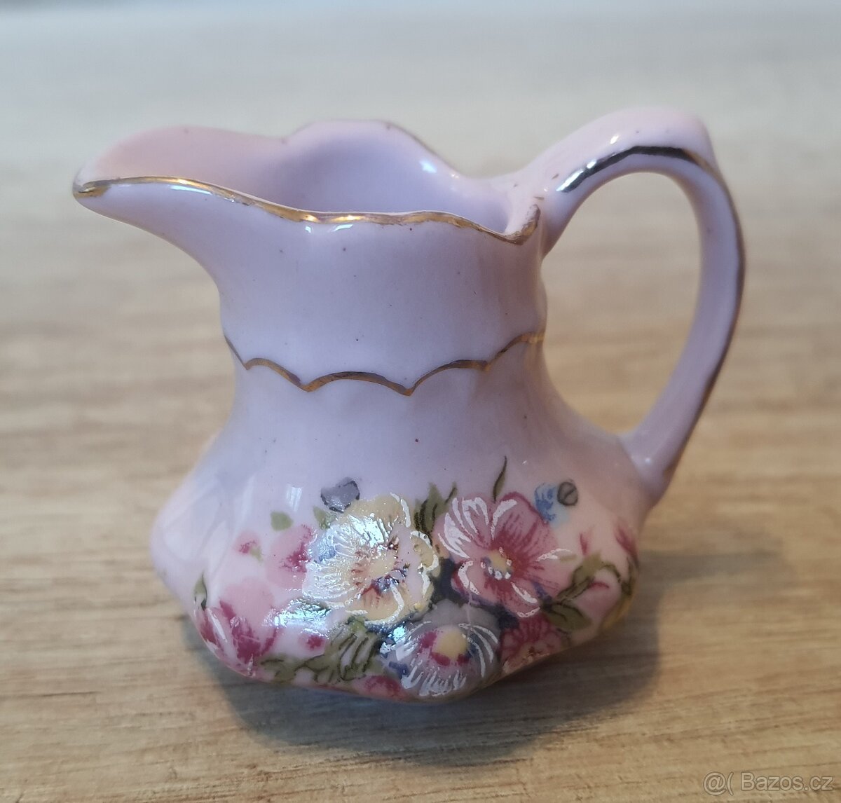 Růžová keramika - dekorace