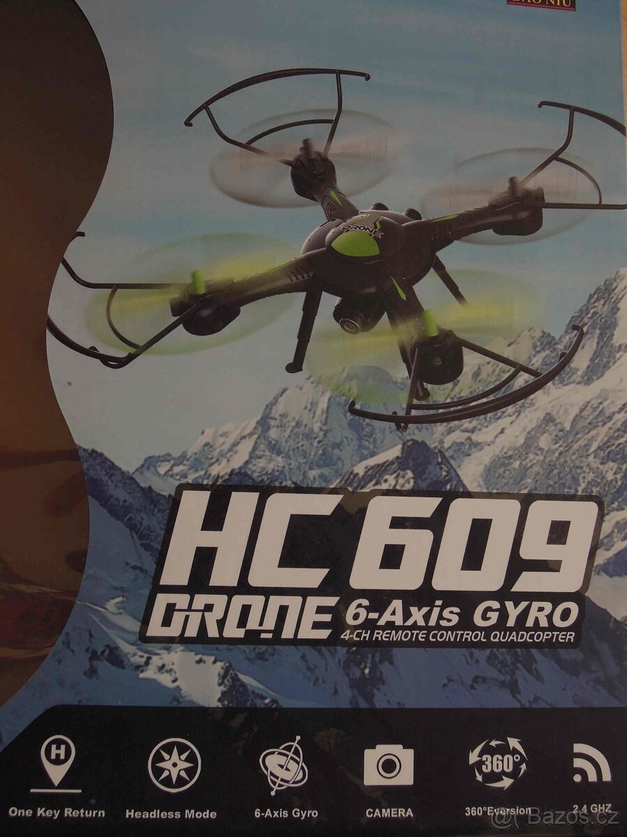 DRON HC609 s kamerou a kartou 4GB