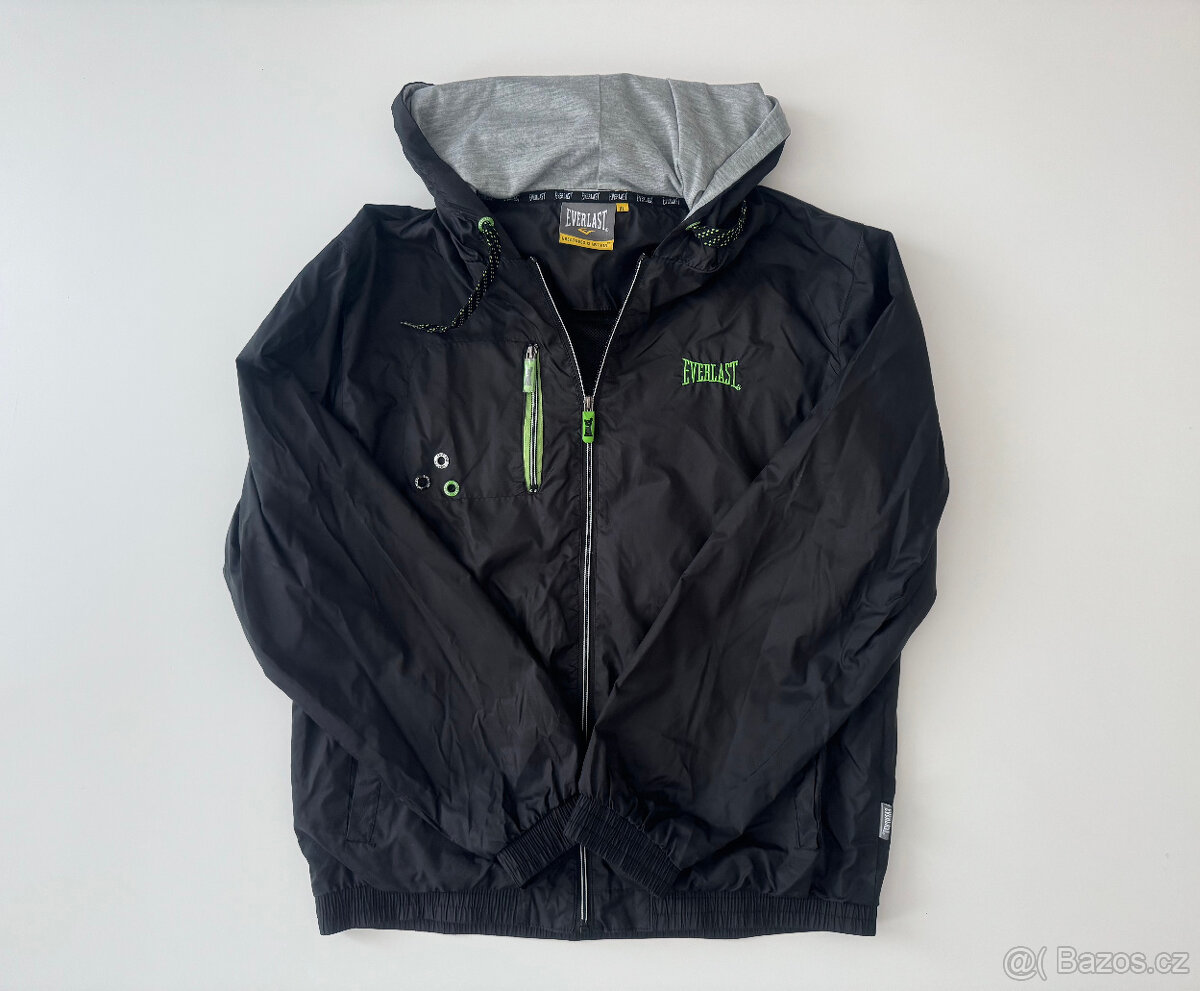 Pánské černá bunda šusťáková Everlast vel. XL