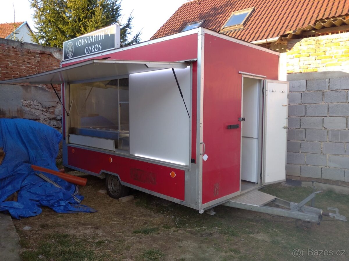 Pojízdná prodejna, gastro přívěs, food truck