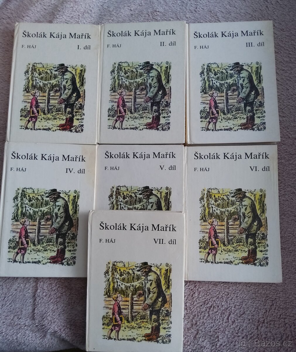 Knihy KÁJA MAŘÍK 1.-7.díl (komplet)