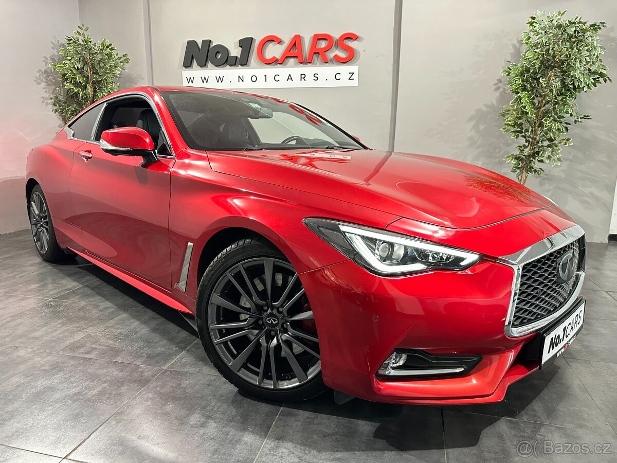 Infiniti Q60 3,0 V6 S AWD BOSE 405HP KAM