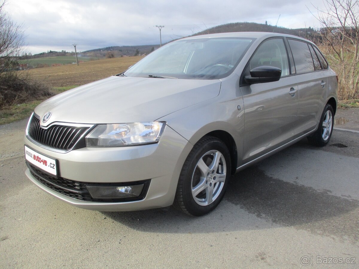 Škoda Rapid 1.2TSi 77kw SPACEBACK 6MAN NAVI2x PNEU na ALU