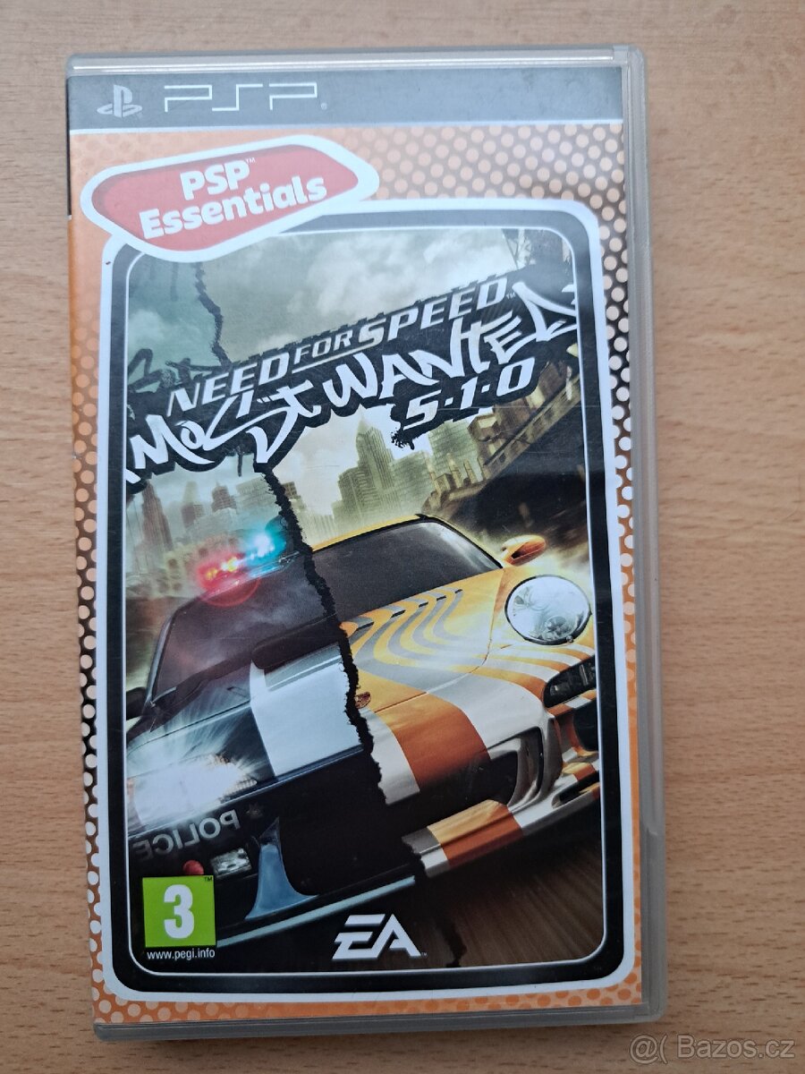 Need For Speed Most Wanted 5•1•0- Hra na PSP