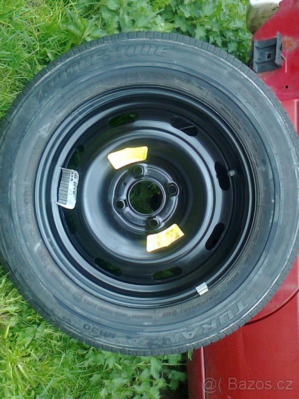 1ks,kola,Citroen,Peugeot,195/65/R15,letní pneu Bridgestone
