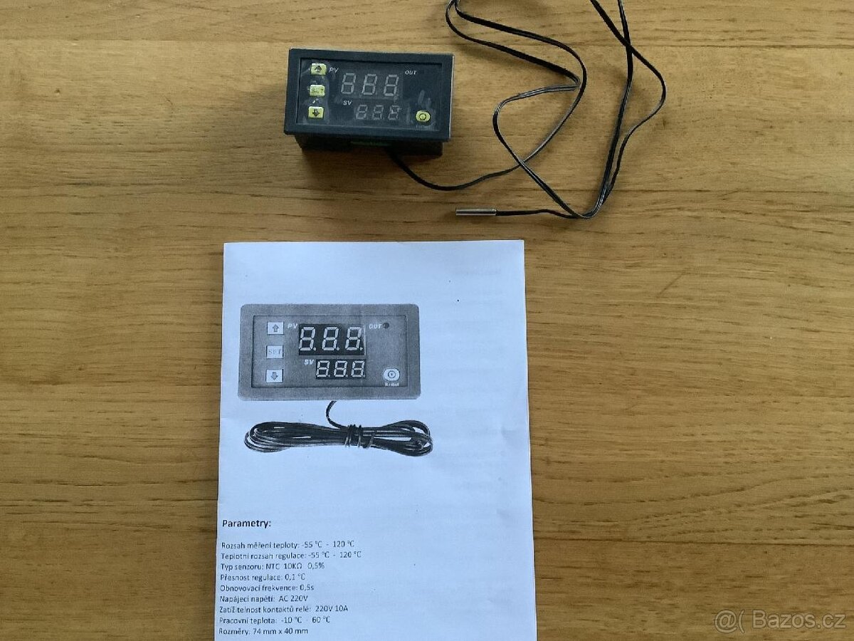 Digitální termostat - 2 kusy