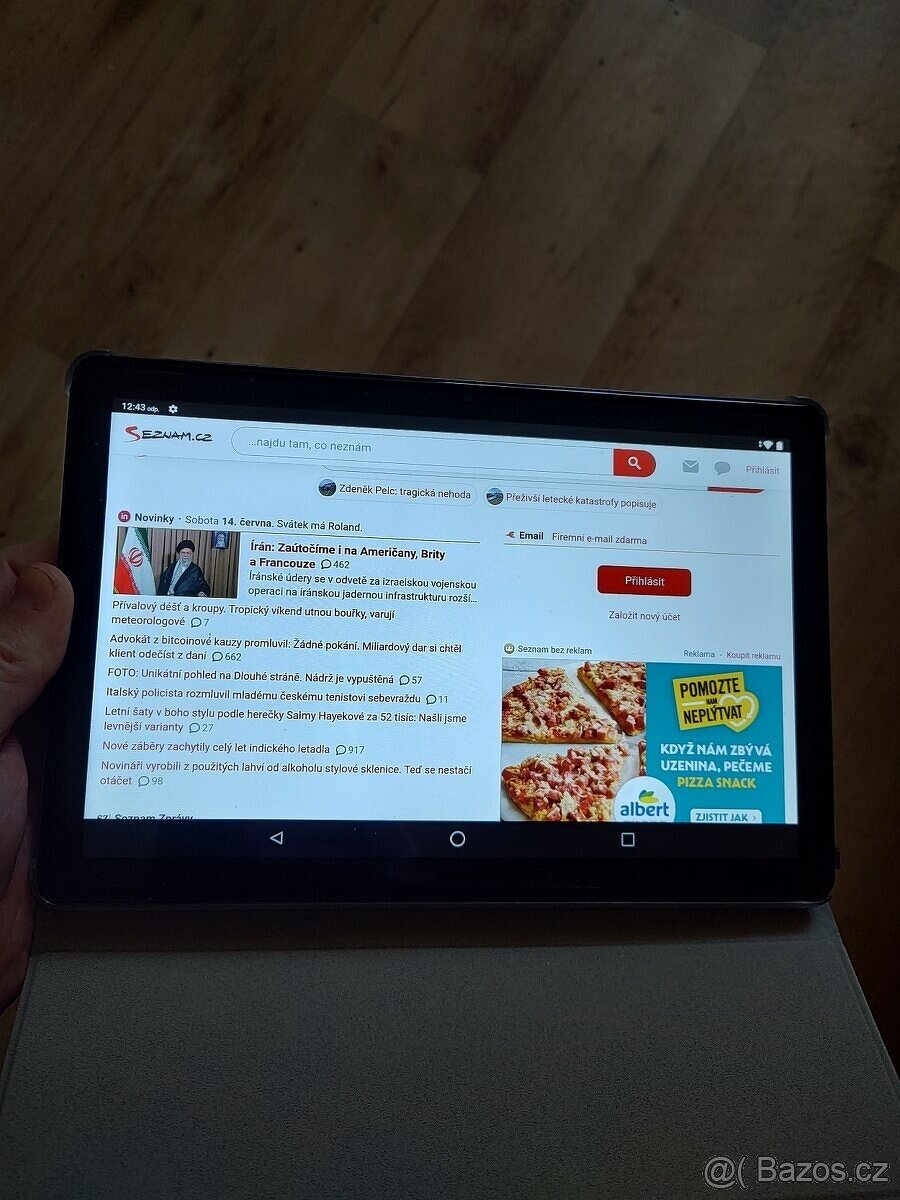 Cubot 10,1" tablet nový. 4 gb RAM,Full HD displej