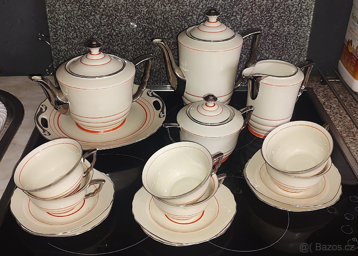 Porcelánový servis ART DECO