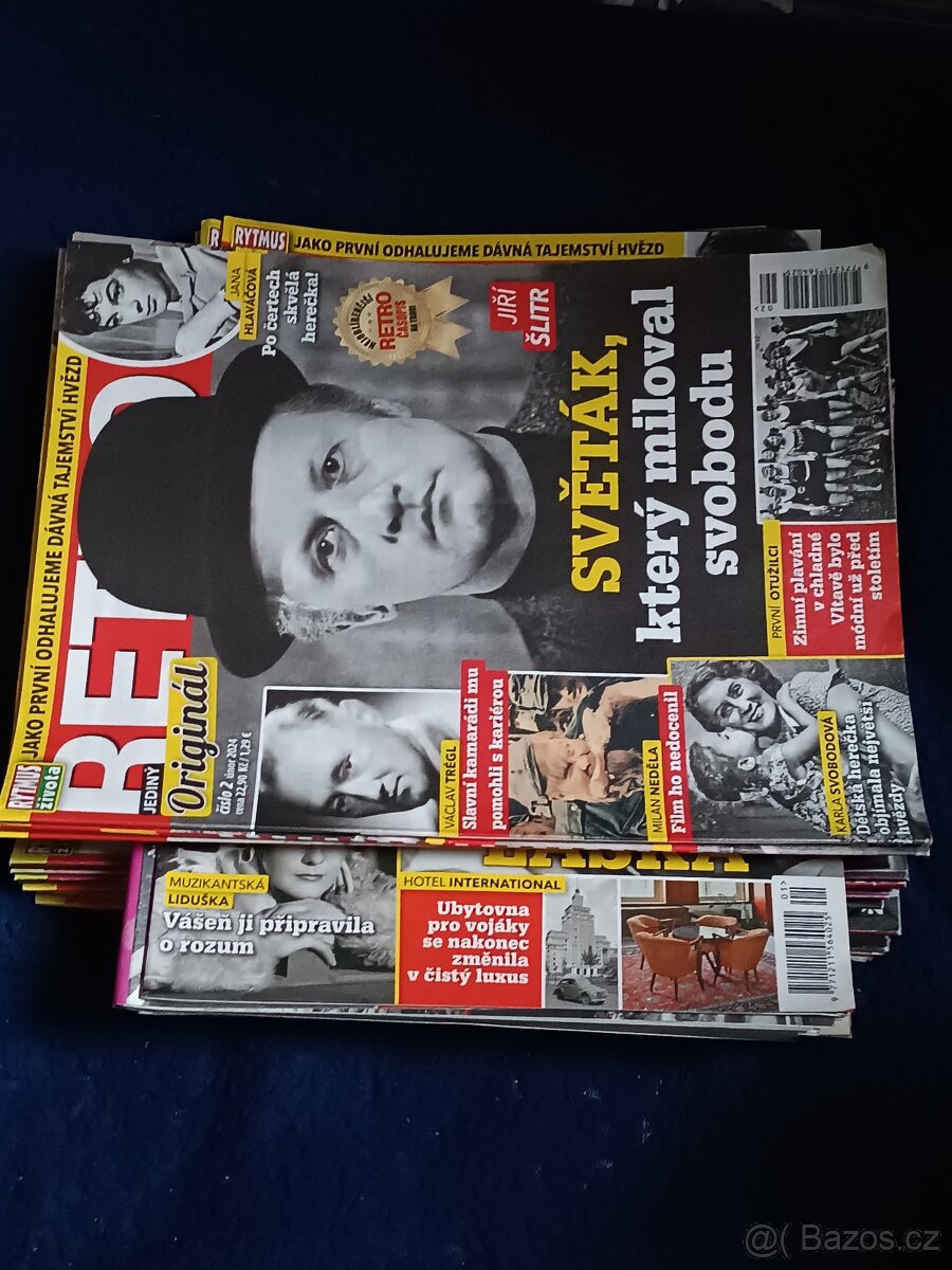 Staré,čtené a nečtené časopisy