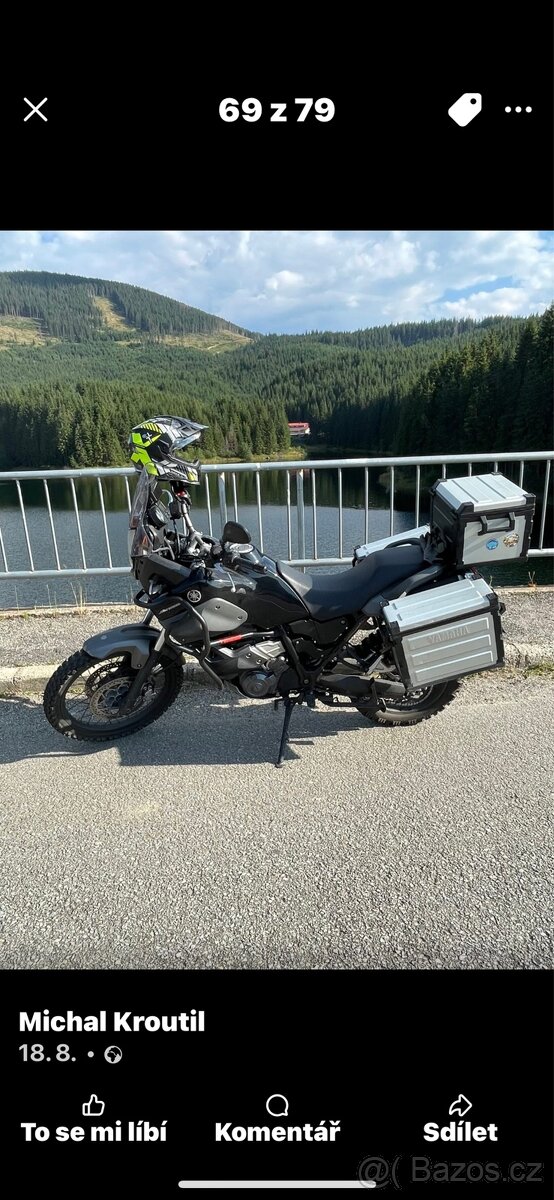 Yamaha XT660Z Tenere nájezd 37. tis