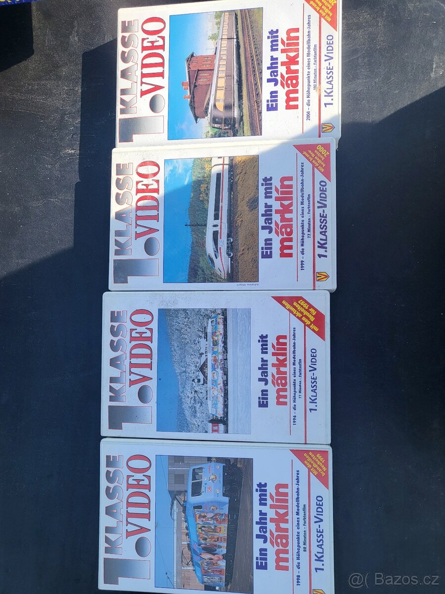 Marklin video VHS tematika vlaky