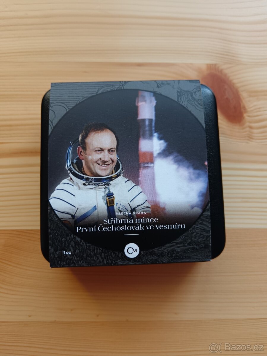 Stříbrná mince 1oz První Čechoslovák ve vesmíru