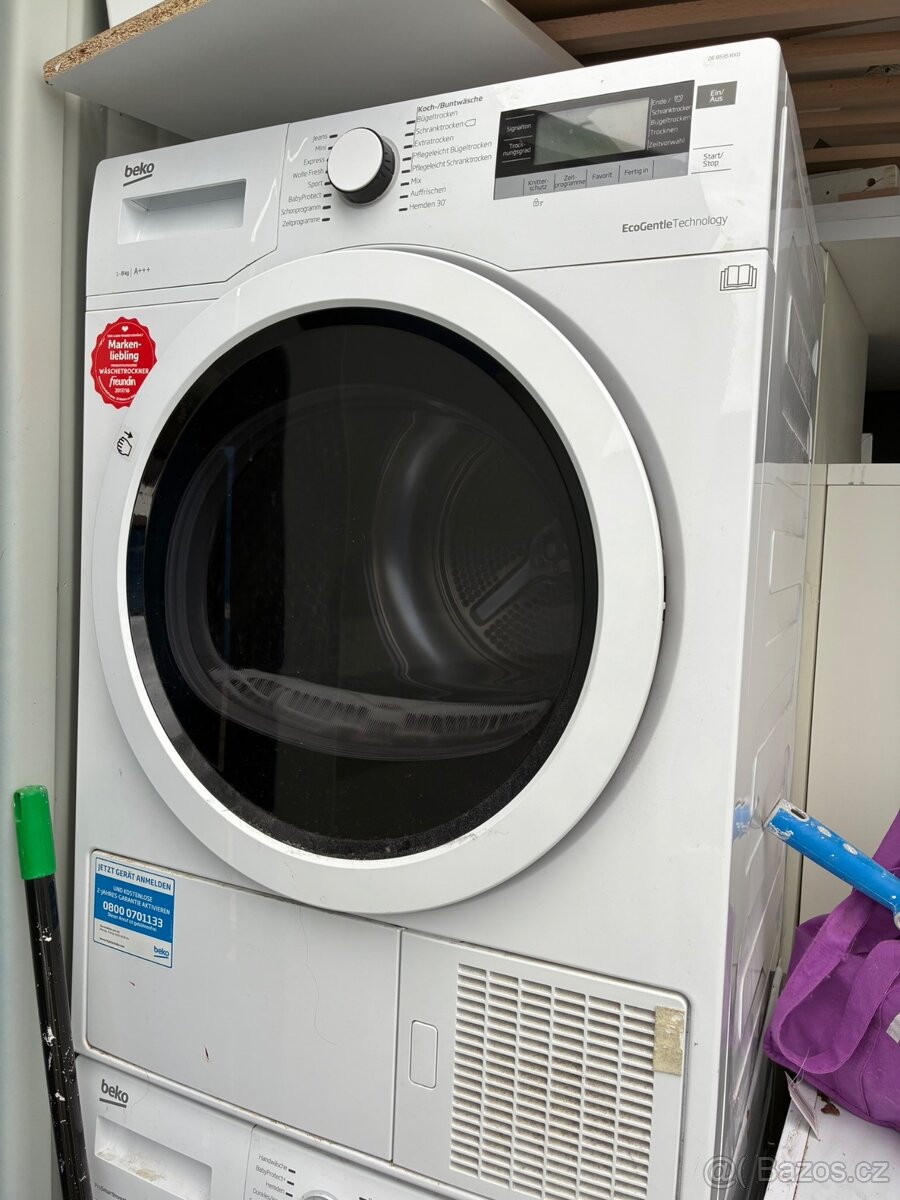Sušička BEKO 8 kg, tepelné čerpadlo, A++
