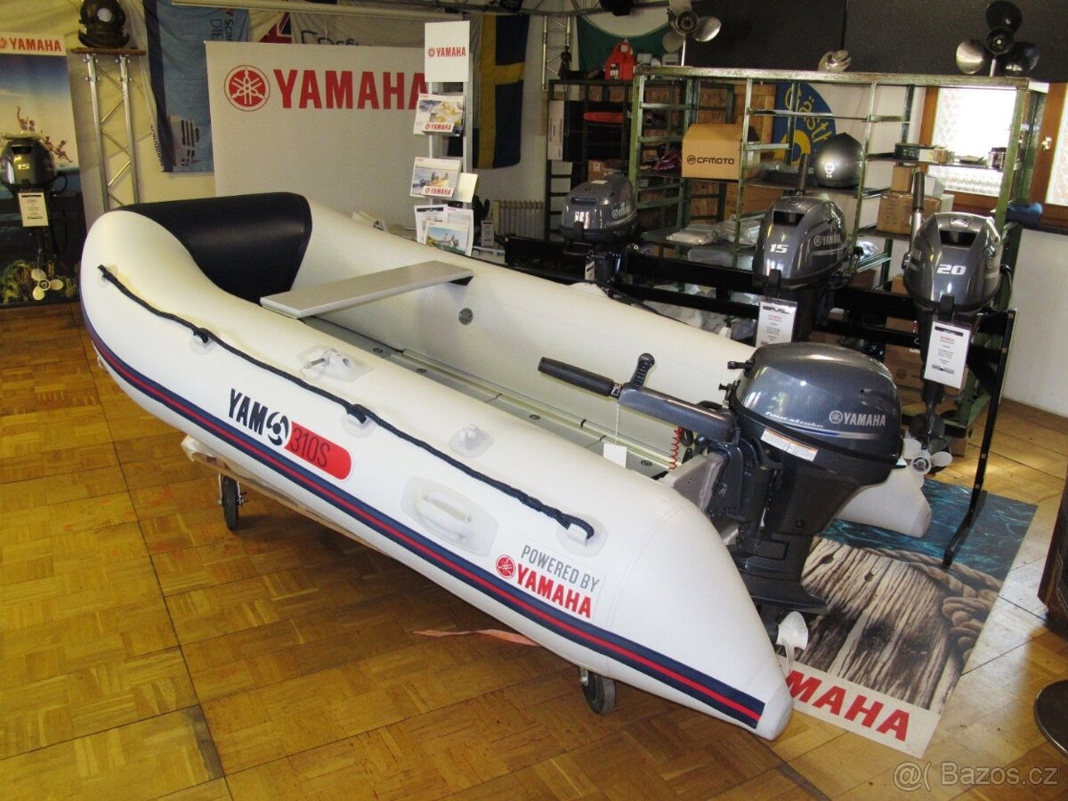 Nafukovací člun YAM310S s přívěsným motorem Yamaha F15