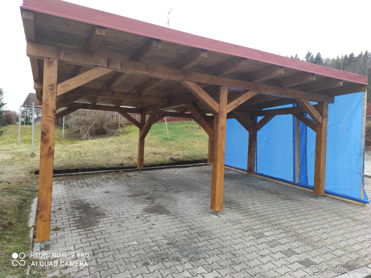 Pristresek, Garaz, Pristresek na auto