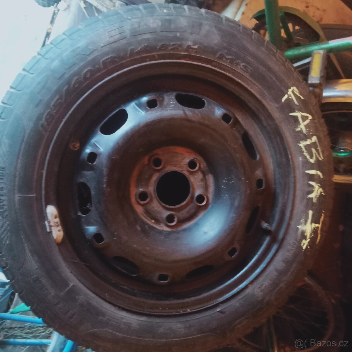 Zimní sada kol, plecháče, 185/60R14