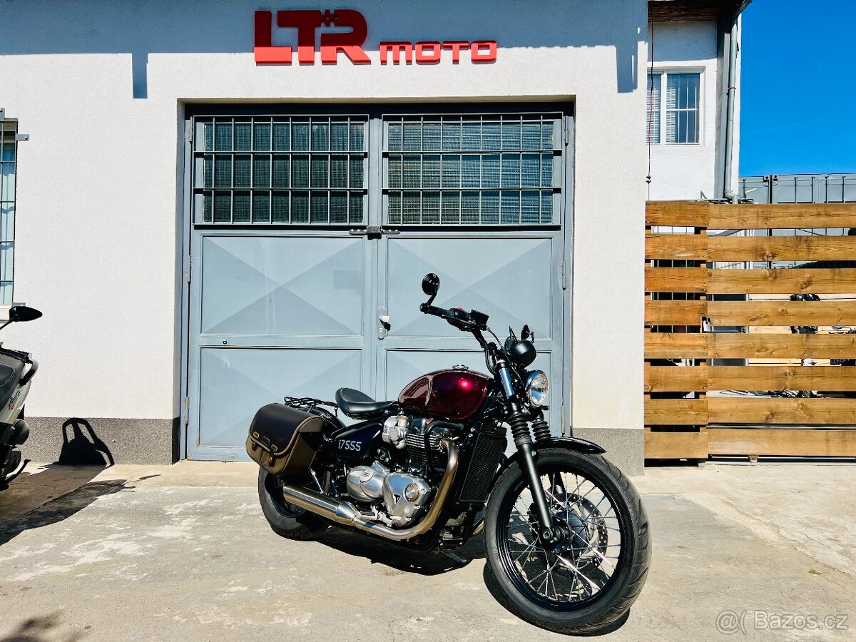 Triumph Bonneville Bobber, možnost splátek a protiúčtu