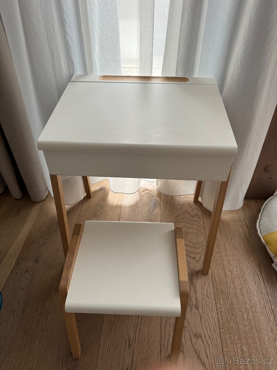 Dětský bílý stoleček a židle Jungle by Jungle