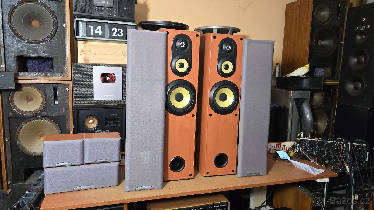 Reprosoustavy SONY - sestava 2x sloupové, 2x satelit, center