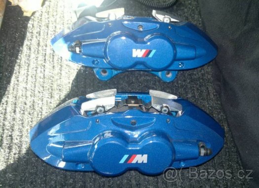 BMW originál brzdové destíčky do modrých Brembo brzdičů