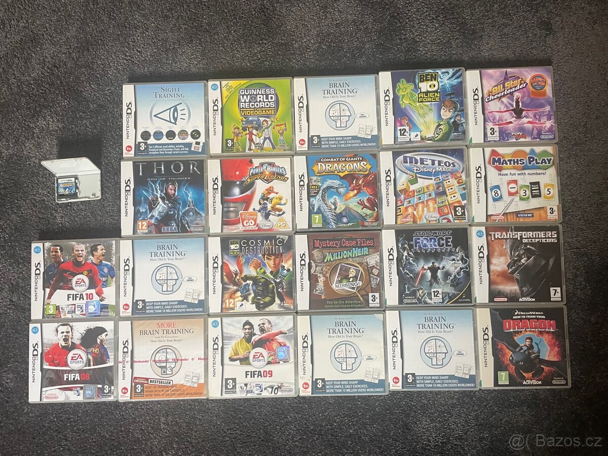 Balík 23 her Nintendo ds prodej v celku