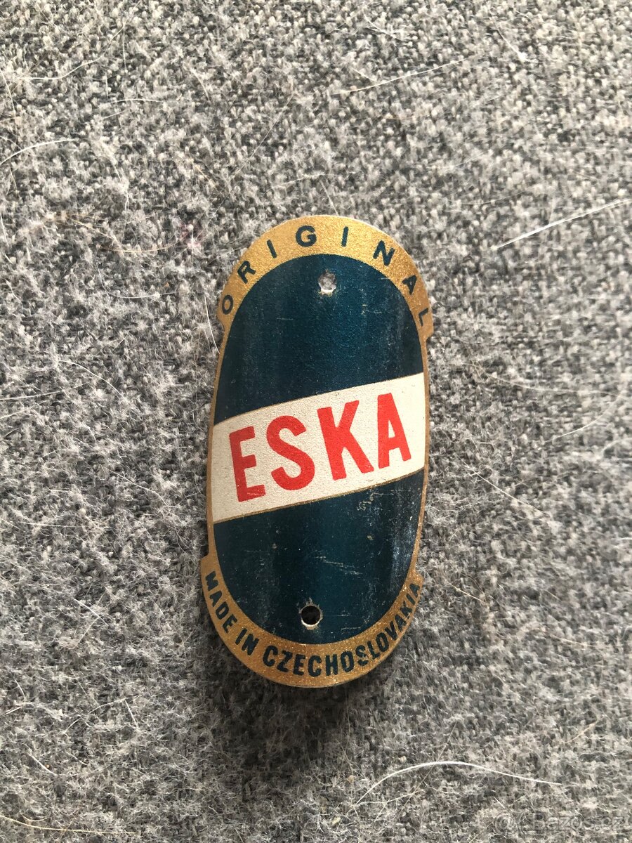štítek z kola eska