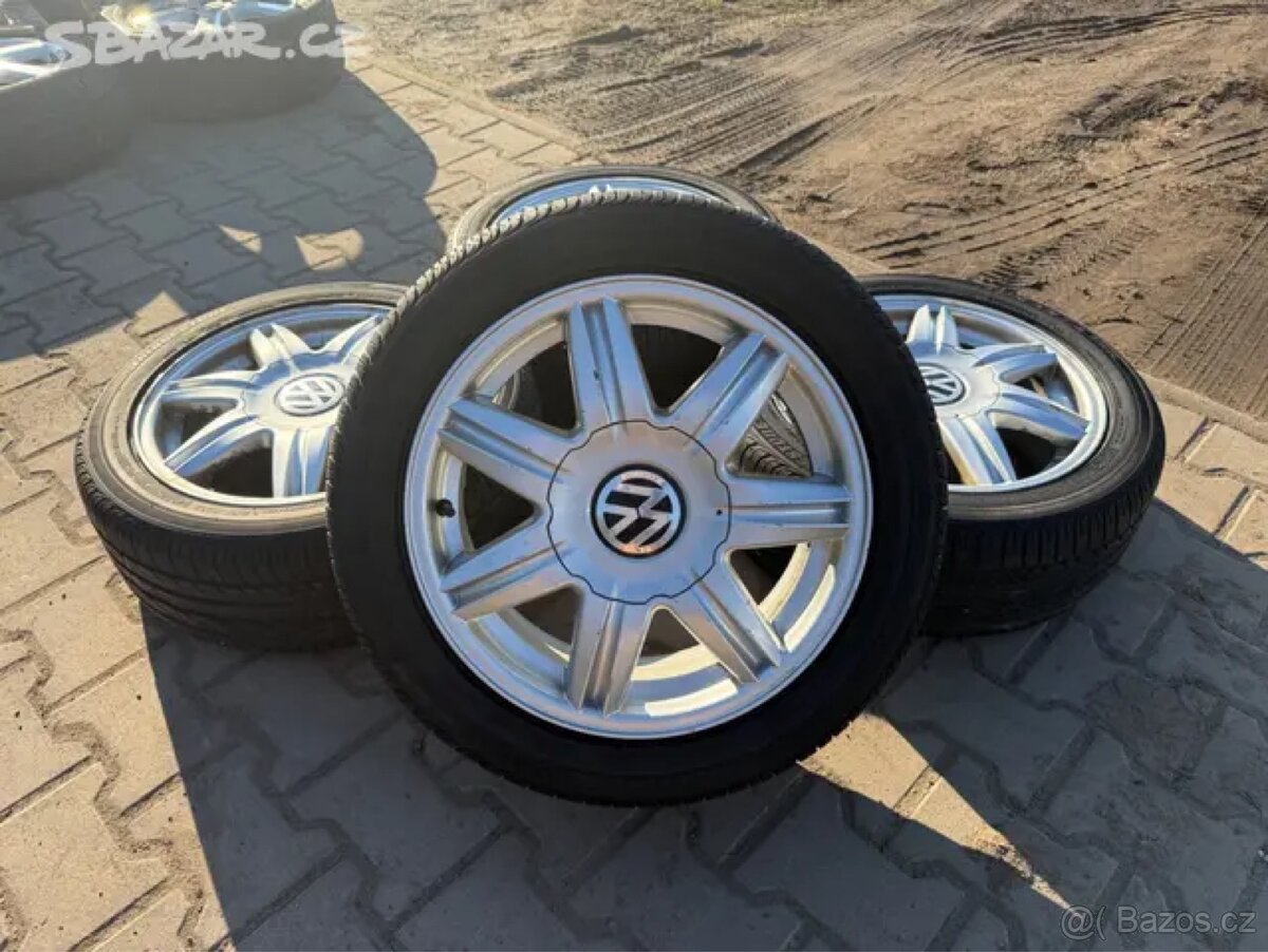 4x al kola 5x100 16 + pneu letní 215/45 R16