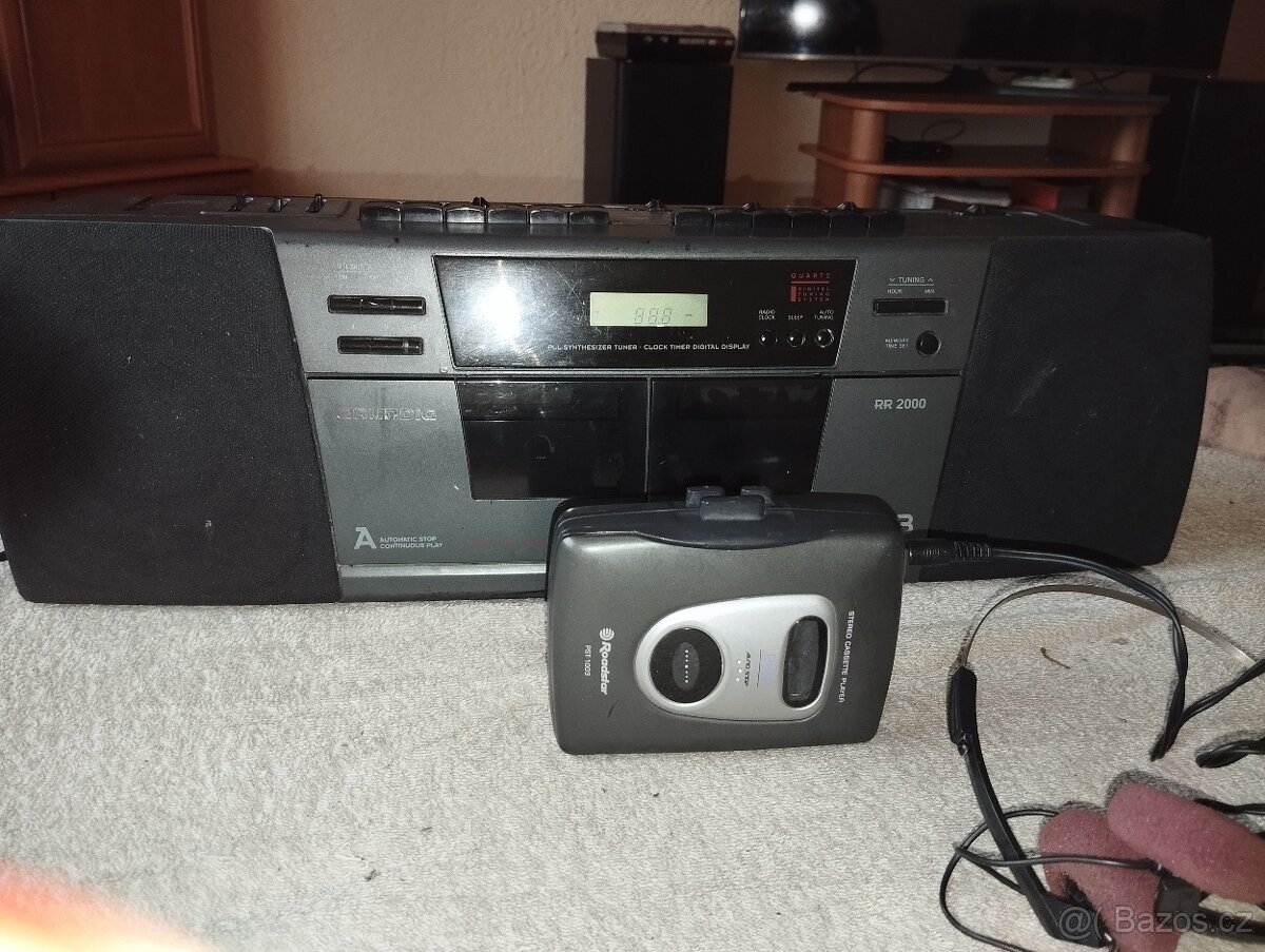 Radiomagnetofon Grundig+ walkman
