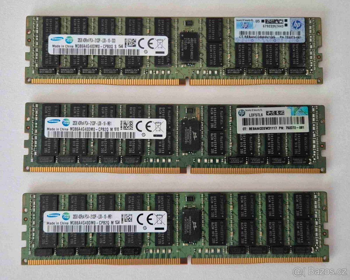 Paměti RAM do serveru 32GB DDR4 2133 LRDIMM