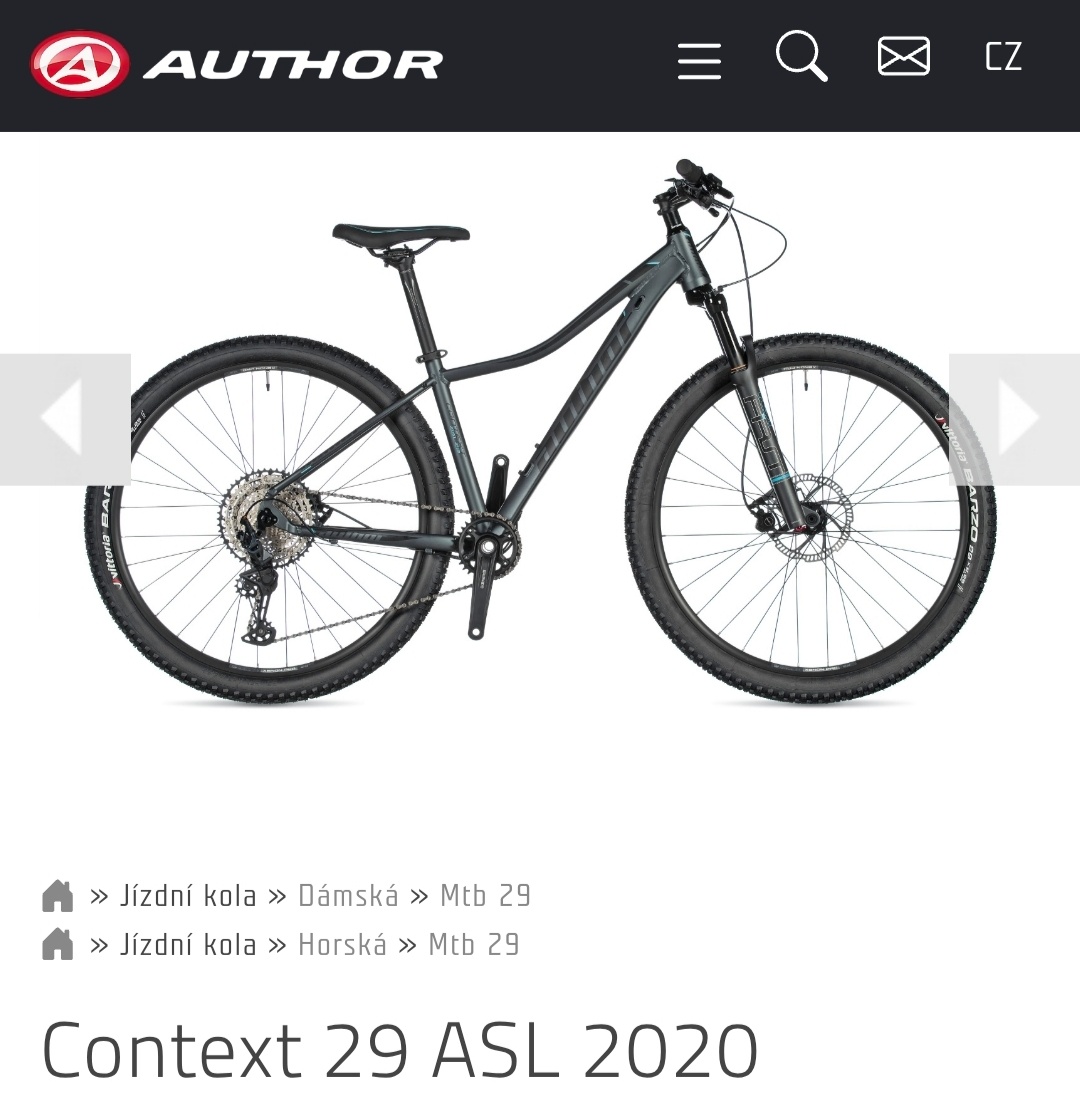 Author context ASL 2020 (model) velikost 18