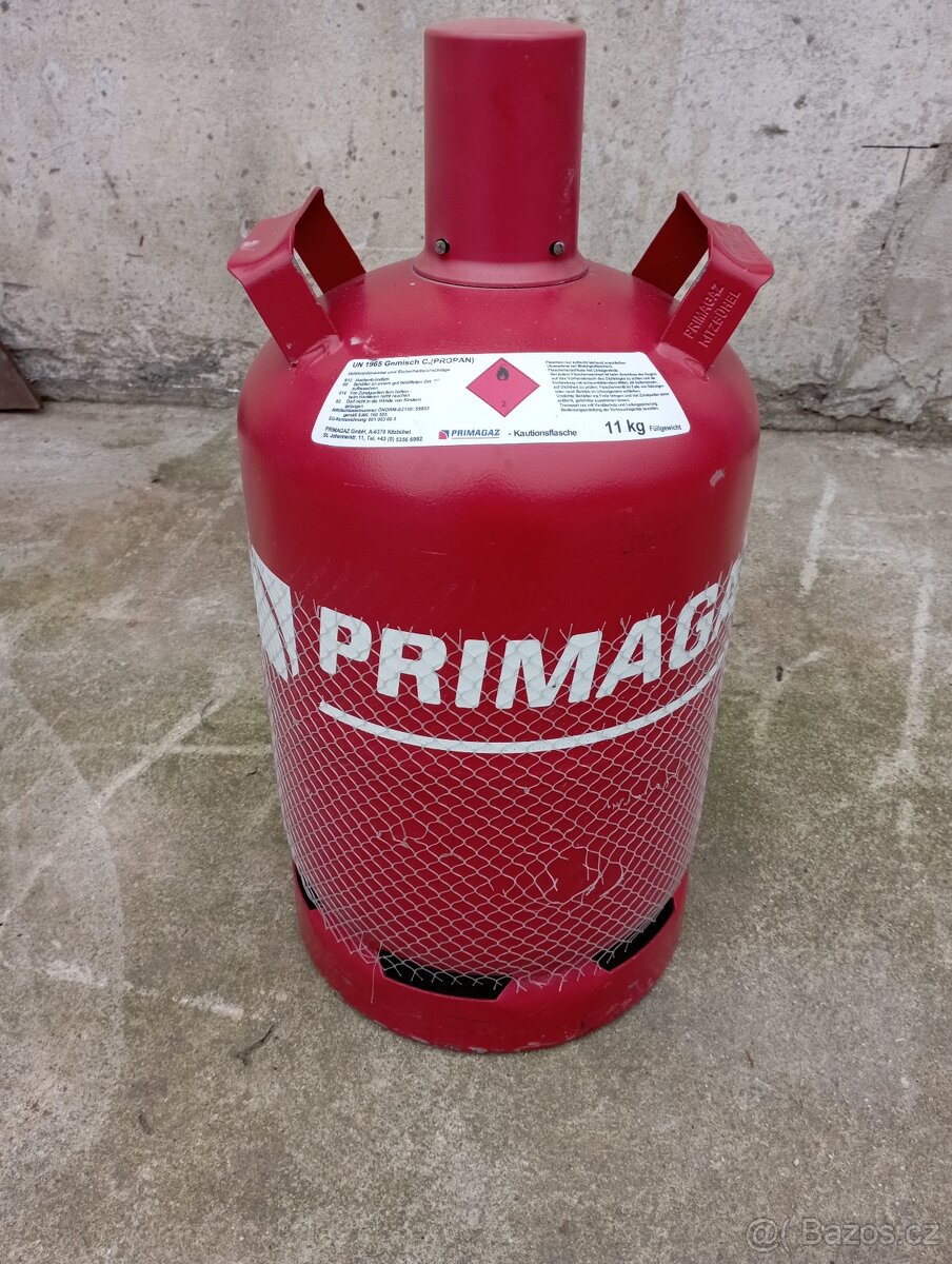 Propanbutanová láhev 11 kg