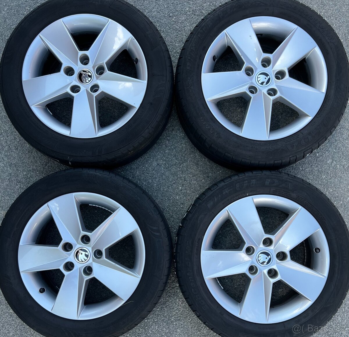 Letní kola Octavia 3, 205/55 R16 Fulda (5120)