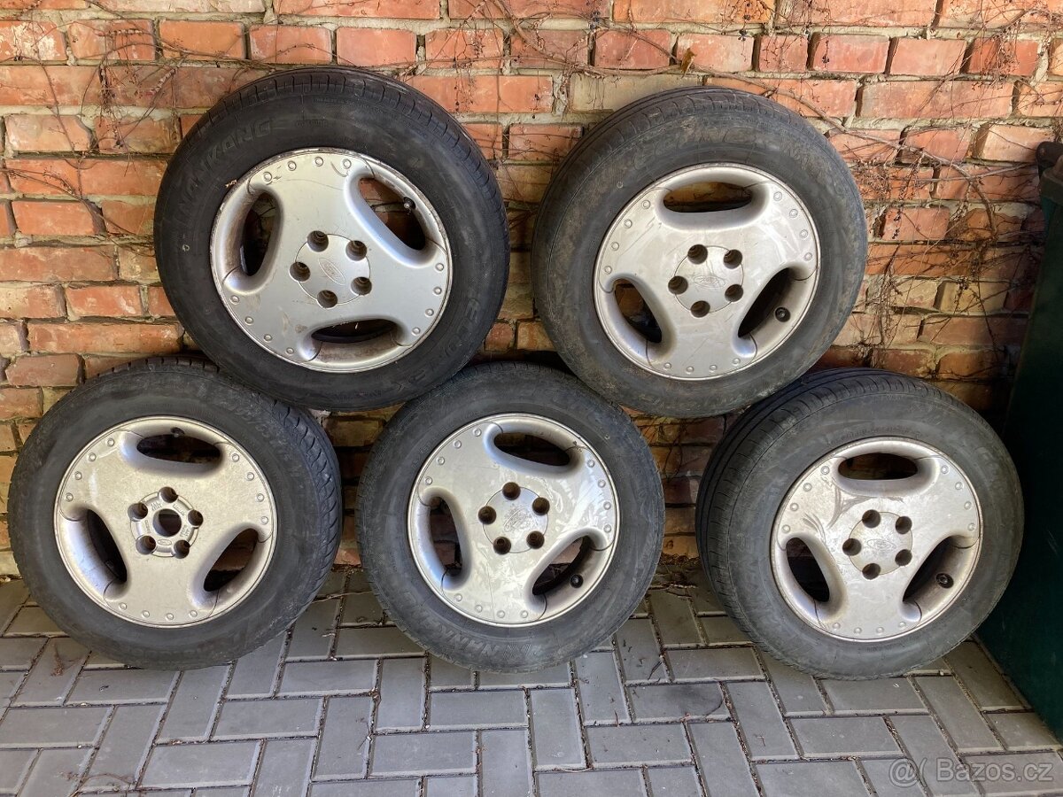 Kompletní obutí ráfek 6Jx15 ET 55 pneu 195/65 R15 95H