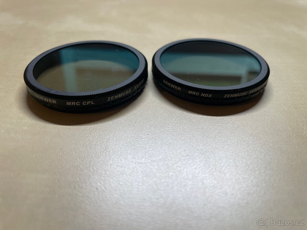 DJI inspire zenmuse X5/X5R 46mm filtry NDx a CPL