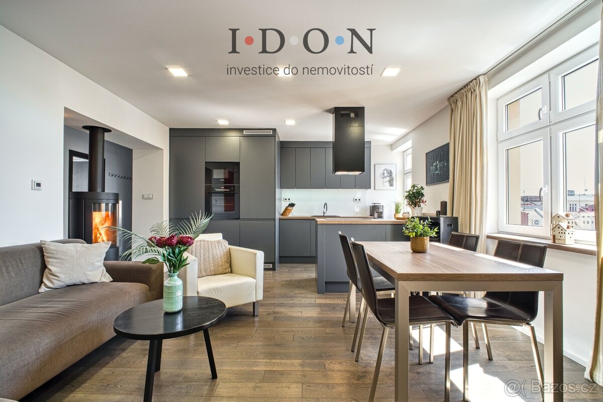 Luxusní byt 3+kk, celková plocha 75m2, osobní vlastnictví, t