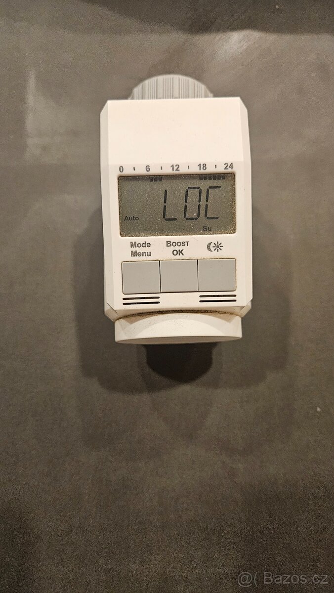 EQ3 radiátorový termostat, termohlavice programovatelná