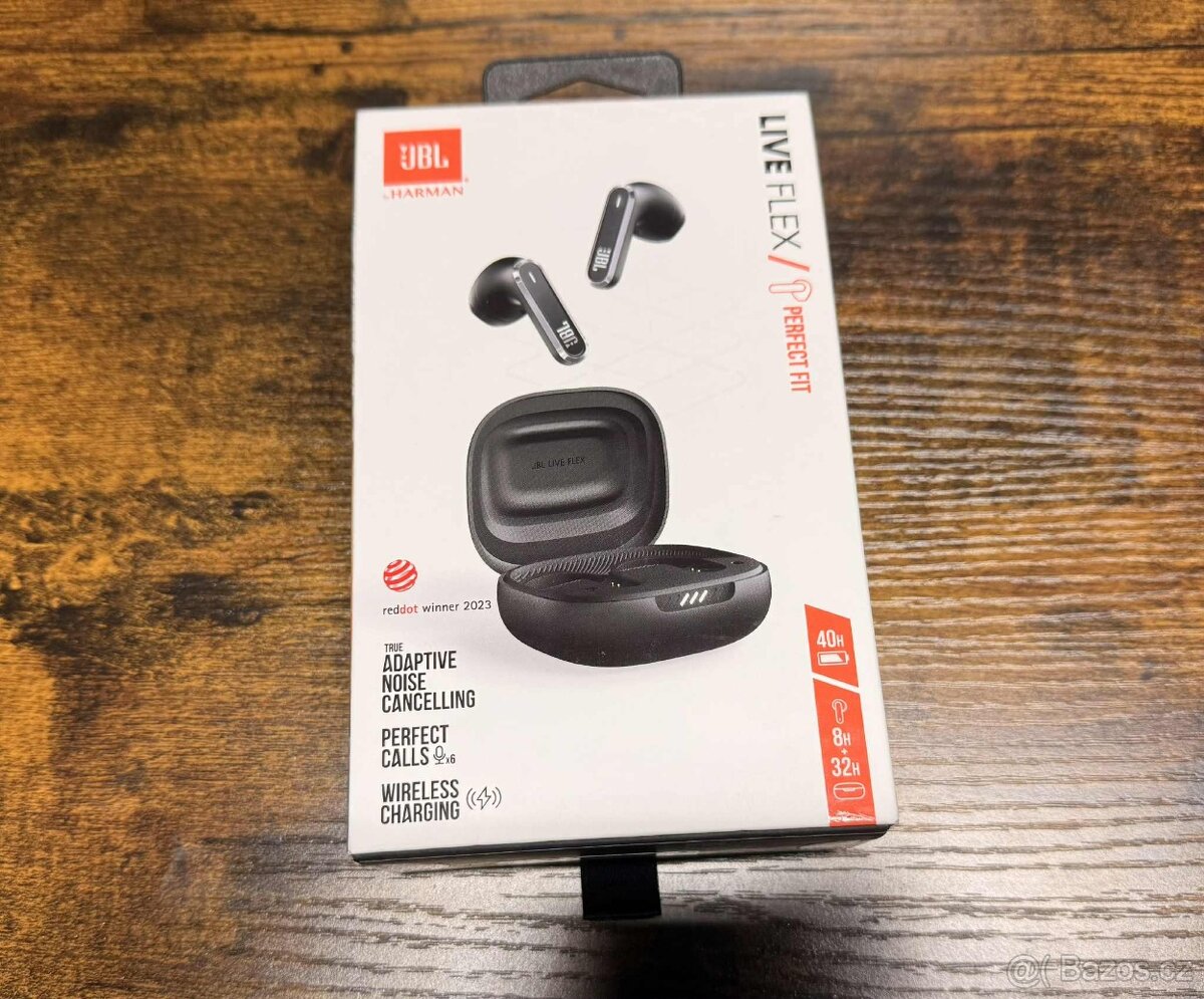 Sluchátka JBL Live Flex (JBLLIVEFLEXBLK)