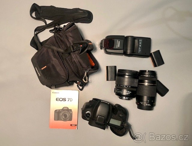 Canon 7D a příslušenství