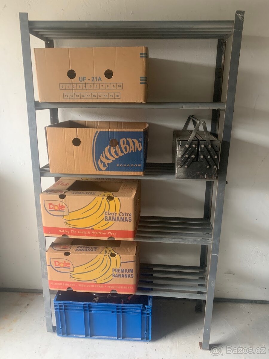 Bytelný kovový regál 180 x 100 x 33, možnost dopravy