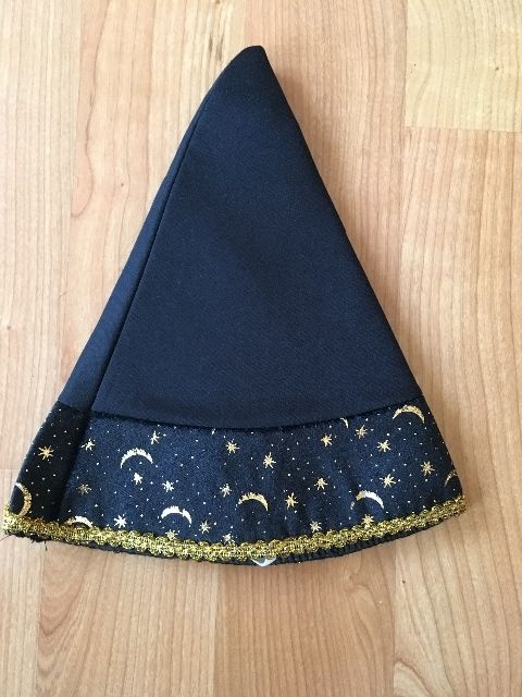 Dětská halloweenská/čarodějnická čepice (věk 5-10 let)