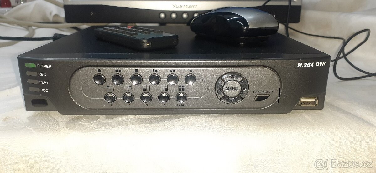 Záznamové zařízení DVR, kamery