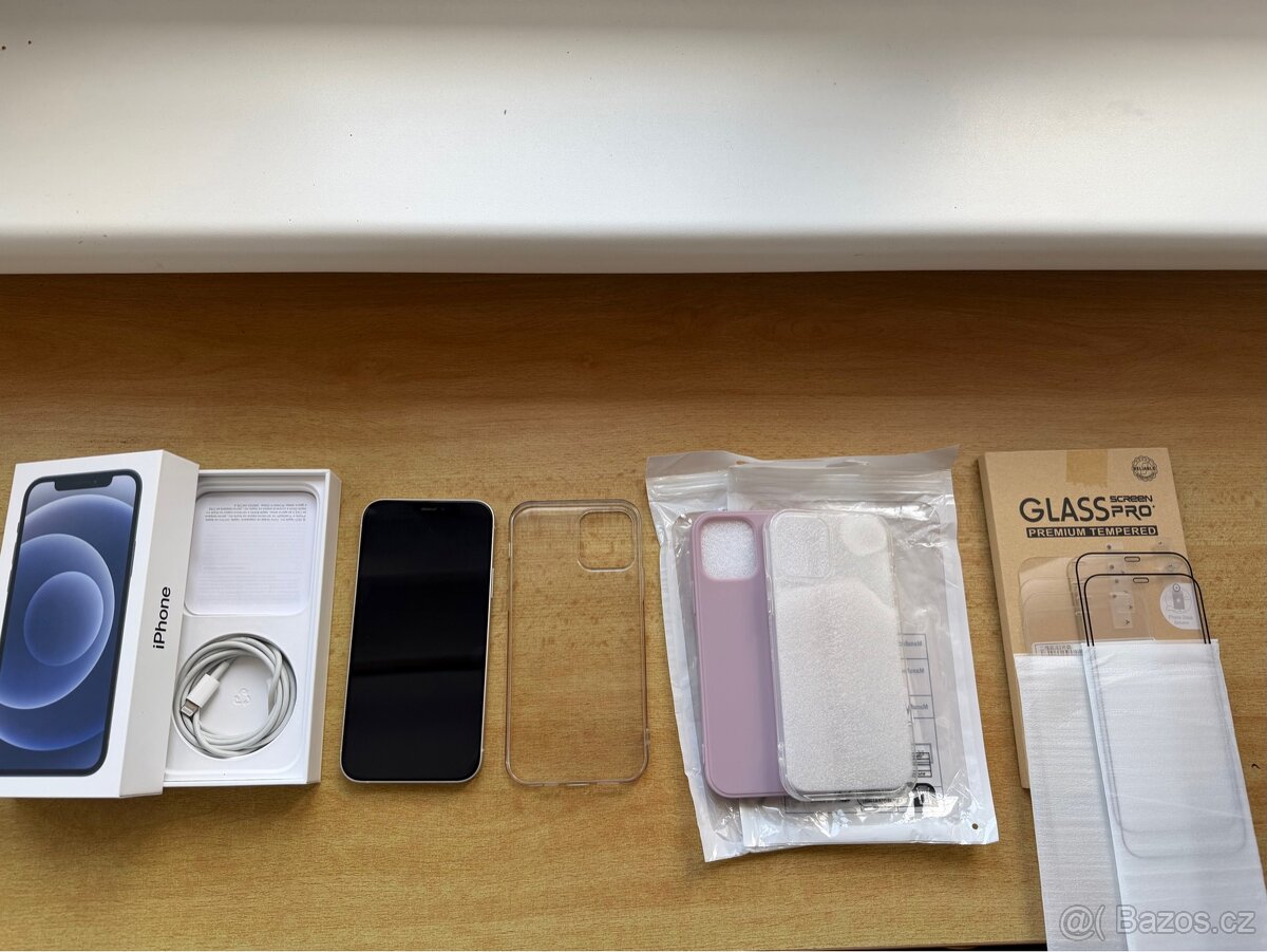 iPhone 12 white 128gb - top stav