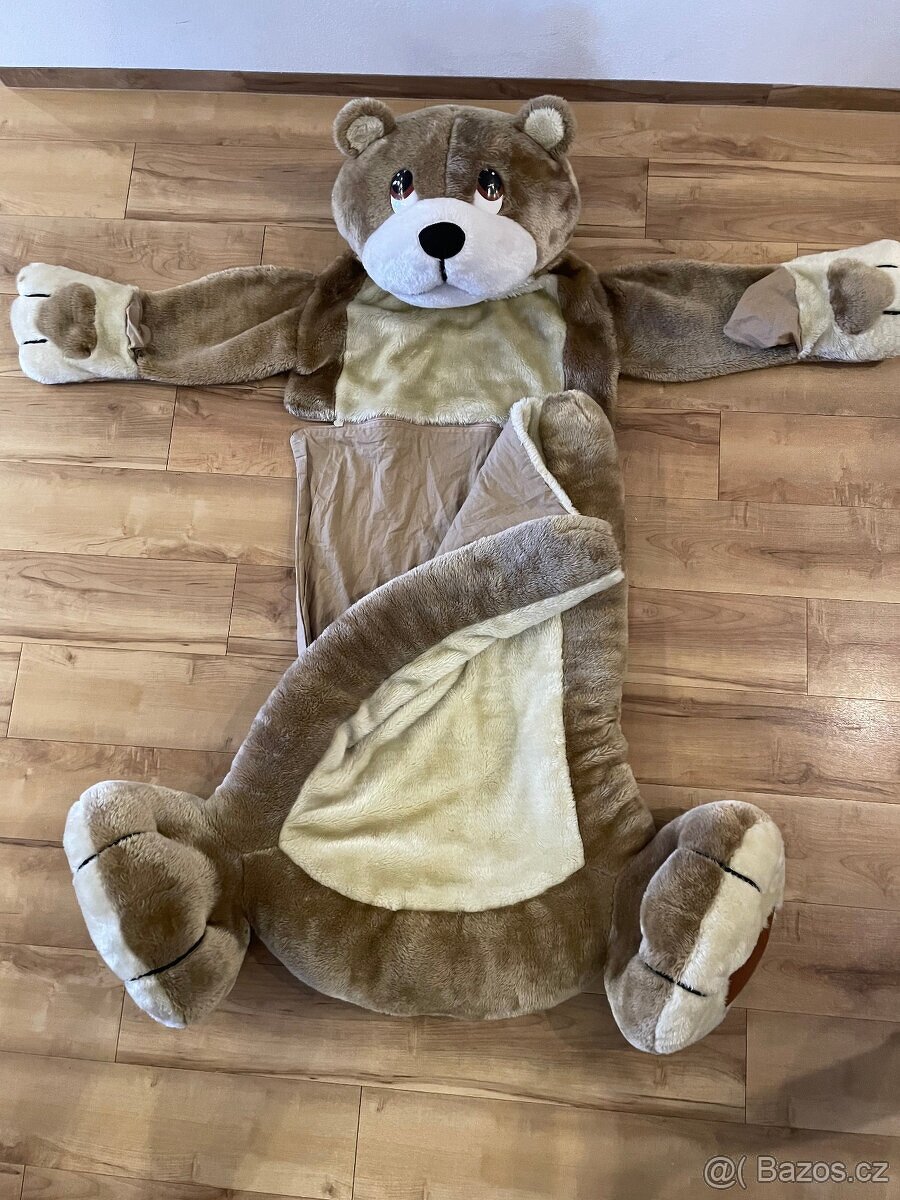 Dětský spacák - povalovadlo medvěd