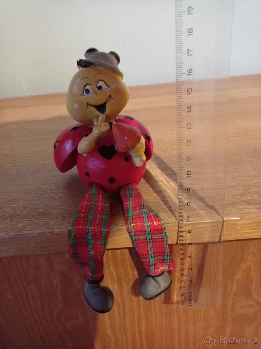 Keramická beruška - dekorace