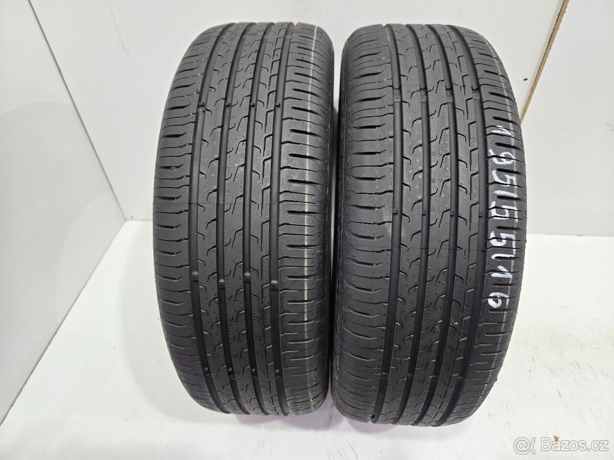 2ks letní pneu 195/55/16 Continental